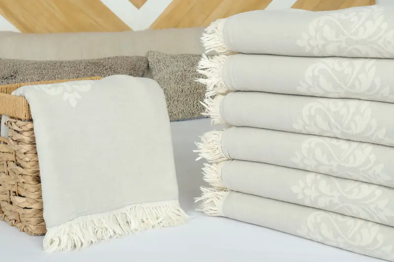 Wedding Favors, 70x60 Cotton Baroque Towel, Decorative Blanket, Best Friend Gift, Turkish Tablecloth, Wedding Hand Made Gift, Custom Blanket - 4