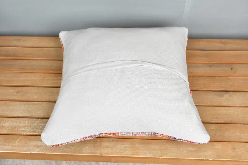 Bolster Pillow Cover, Home Decor Pillow, Cushion Cover, Kilim Pillow Cover, Bolster Cushion Case, 18x18 Green Cushion, Turkish Pillow - 5