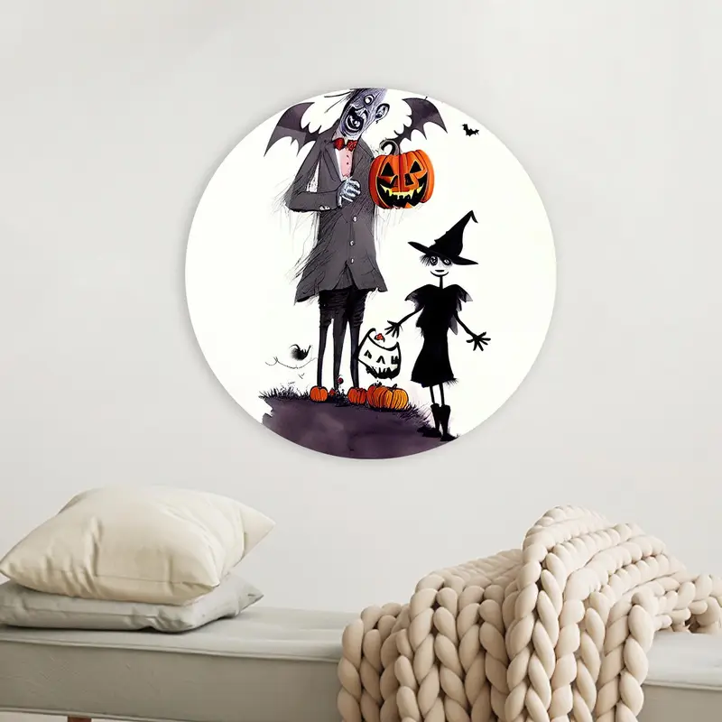 かかしのハロウィーン キャンバス: お祭り、怖い、エレガントな装飾