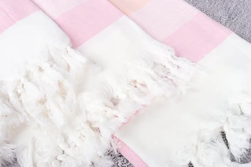 Wedding Gifts Towel, Large Turkish Towel, Turkish Towel Set, Engagement Gift, Beach Towel Bulk, 68x40 Cotton Striped Towel, Organic Beach Towel - 5