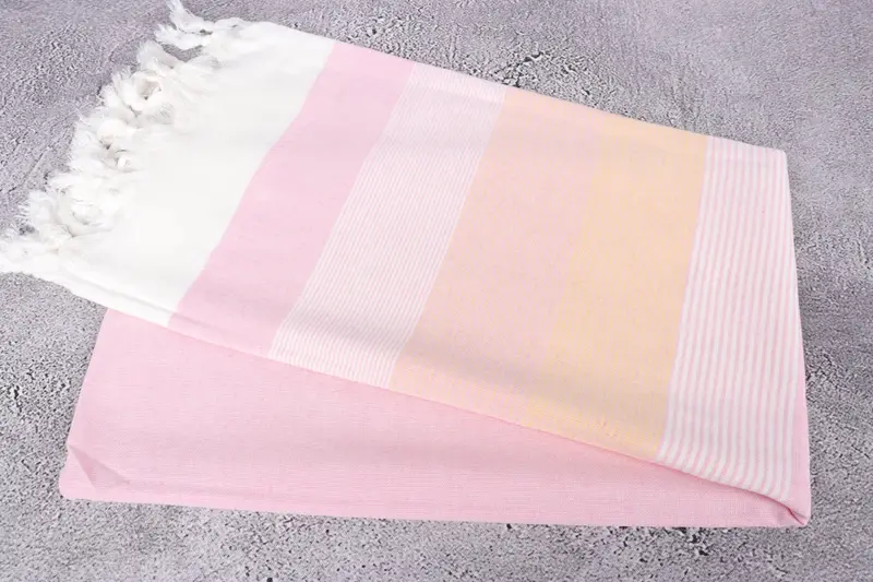 Wedding Gifts Towel, Large Turkish Towel, Turkish Towel Set, Engagement Gift, Beach Towel Bulk, 68x40 Cotton Striped Towel, Organic Beach Towel - 6