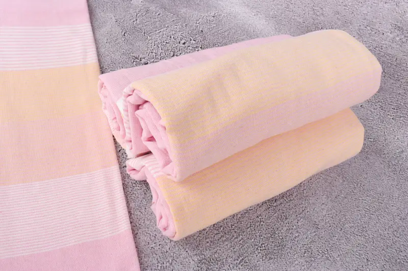 Wedding Gifts Towel, Large Turkish Towel, Turkish Towel Set, Engagement Gift, Beach Towel Bulk, 68x40 Cotton Striped Towel, Organic Beach Towel - 8