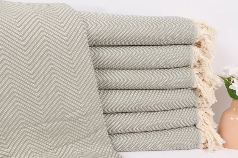 92x80 Cotton Striped Towel, Custom Blanket, Shower Curtain, Employee Gifts, Large Beach Towel Personalized, Personalized Gifts, Boho Throw Blankets - 1