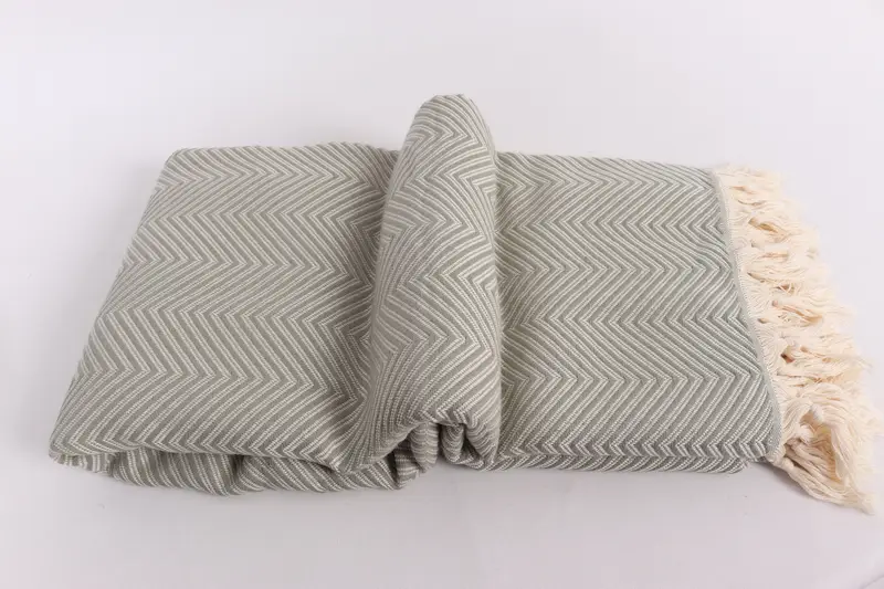 92x80 Cotton Striped Towel, Custom Blanket, Shower Curtain, Employee Gifts, Large Beach Towel Personalized, Personalized Gifts, Boho Throw Blankets - 6