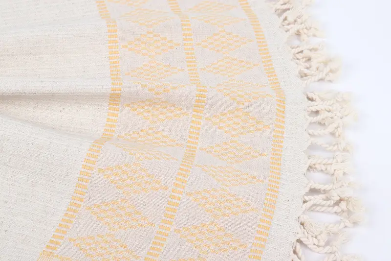 Personalized Towel, Bachelorette Party Decorations, Handwoven Turkish Towel, House Warming Gift, Turkish towel, 70x36 Linen Kilim Design Towel - 8