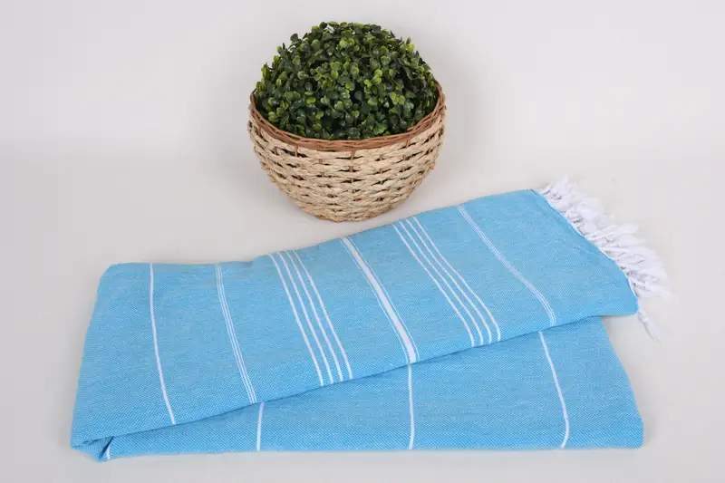 Custom Blanket, Woven Throw Blanket, Gift For The Home Decor, Bachelorette Party Favors, Gift For The Home, 88x60 Cotton Striped Towel - 4