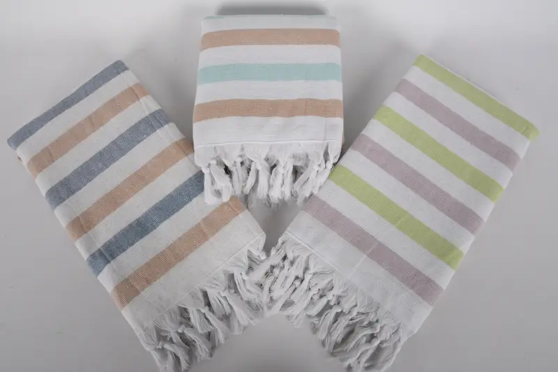 64x36 Cotton Striped Terry Towel, Gifts For Him, Bachelor Party Favors, Bridesmaid Favors, Turkish towel, Travel Towel, Personalized Gifts - 8