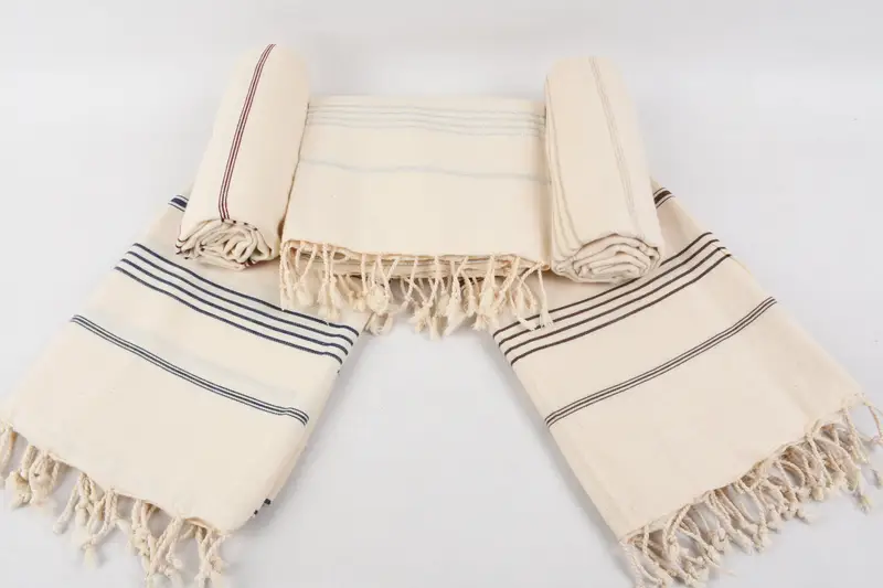 70x40 Cotton Striped Towel, Bath towel, Thin towel, Custom Wedding Towel, Personalized Wedding Gift For Couple, Summer Towel, Turkish Towel Beach - 5