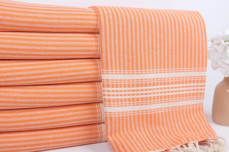 68x38 Cotton Striped Towel, Bachelorette Party Gifts, Best Friend Gift, Fouta towel, Bachelorette Beach Towel, Towel With Name, Personalised Gift - 2