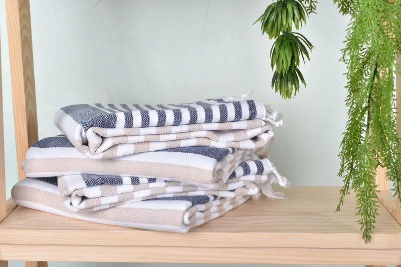 Wedding Towel, 68x36 Cotton Striped Towel, Personalized Gift, Girls Weekend Getaways Gifts, Bachelor Party Gifts, Sand-resistant towel, Gift For Him - 7