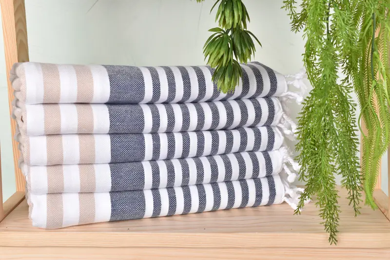 Wedding Towel, 68x36 Cotton Striped Towel, Personalized Gift, Girls Weekend Getaways Gifts, Bachelor Party Gifts, Sand-resistant towel, Gift For Him - 2