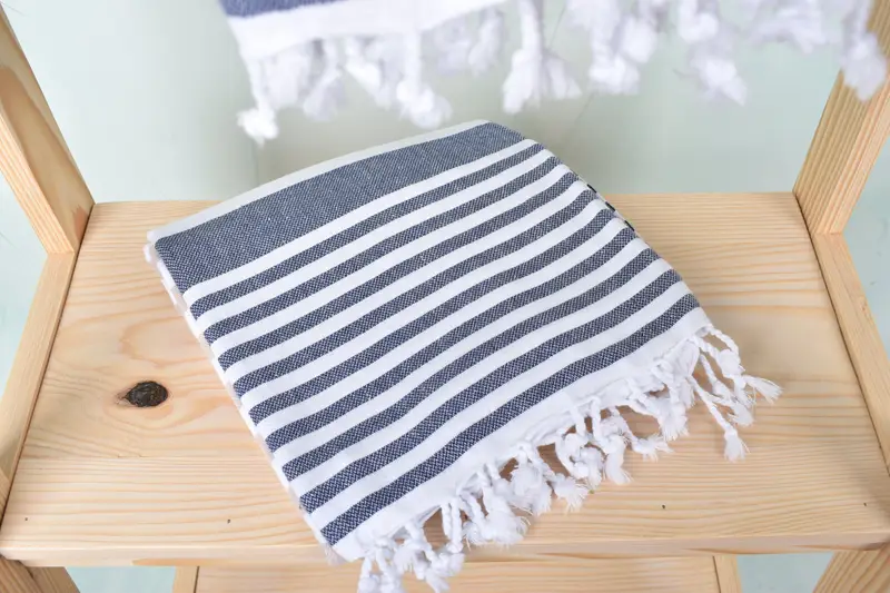 Wedding Towel, 68x36 Cotton Striped Towel, Personalized Gift, Girls Weekend Getaways Gifts, Bachelor Party Gifts, Sand-resistant towel, Gift For Him - 5
