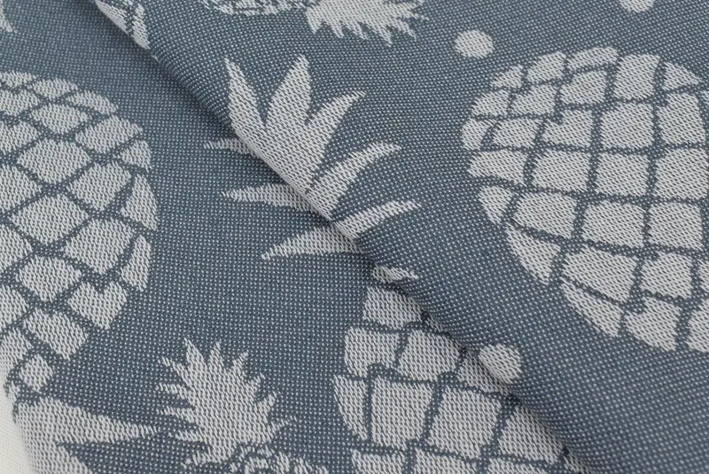 Customtuch, 70x36 Baumwollananas Designtuch, Hochzeitstag Geschenk für Braut, dünn - 5