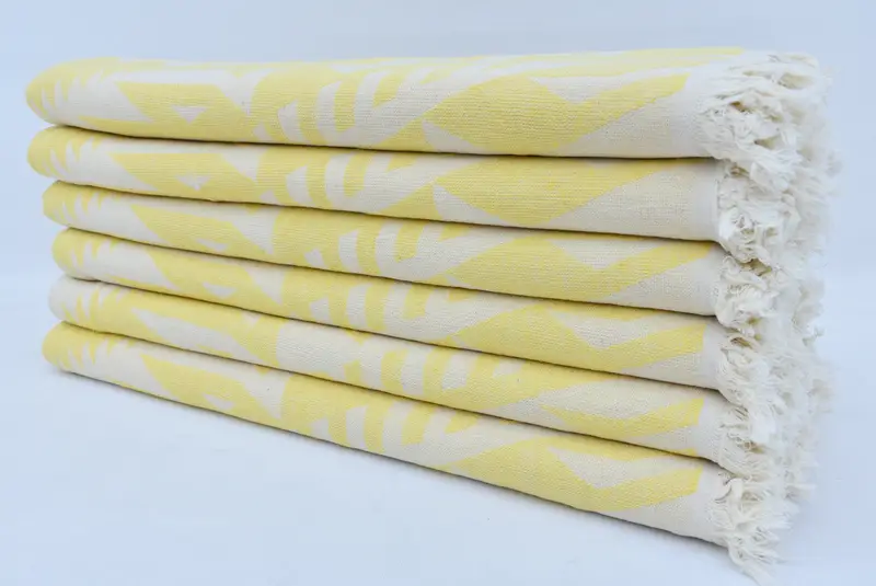 Bridal Shower Gift, Sand-free towel, 76x40 Cotton Geometric Towel, Personalized Wedding Gift For Couple, Handmade Turkish hammam towel, Custom Towel - 4