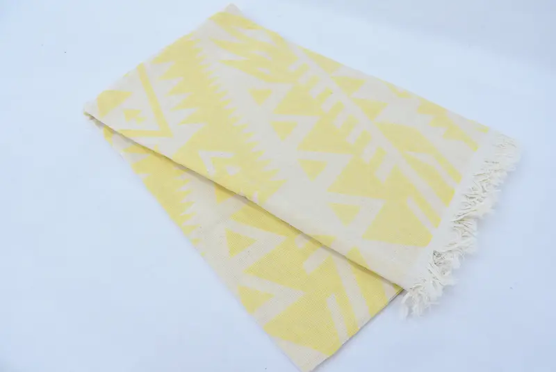 Bridal Shower Gift, Sand-free towel, 76x40 Cotton Geometric Towel, Personalized Wedding Gift For Couple, Handmade Turkish hammam towel, Custom Towel - 6