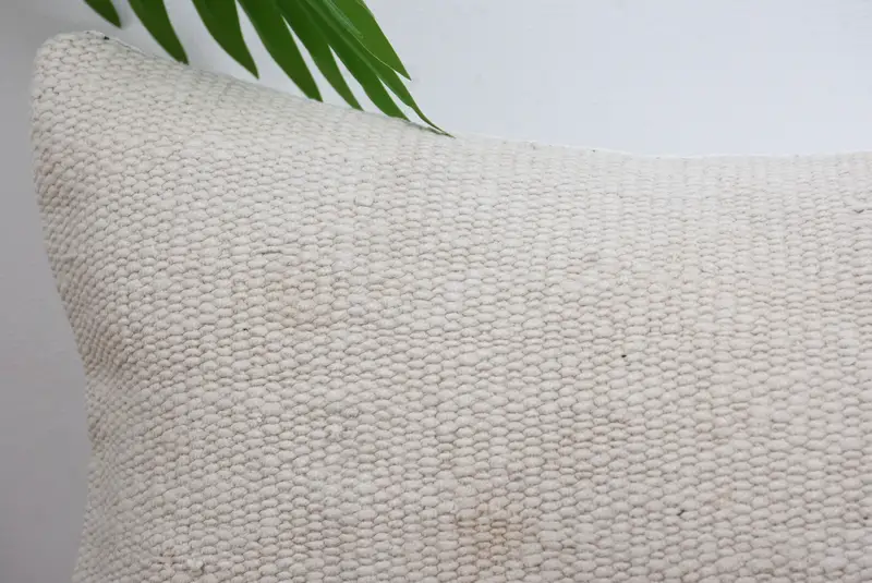 Throw Kilim Pillow, Pillow, Luxury Pillow, Home Decor Pillow, Boho Pillow Sham Cover, 8x16 White Pillow, Office Chair Cushion, Bolster Pillow Case - 2