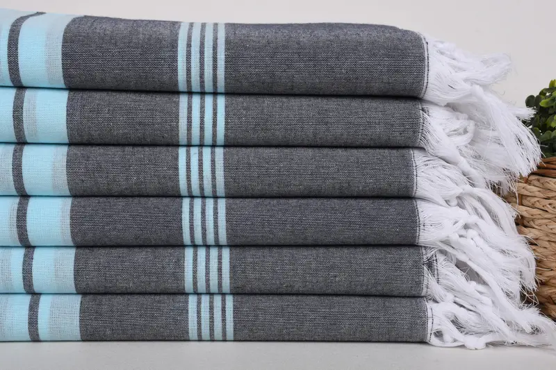 Home Decor Towel, Personalized Towel, Turkish hand towel, Arizona Bachelorette Party Favors, Gym Towel, 68x36 Cotton Striped Towel, Bridesmaid Gift - 3