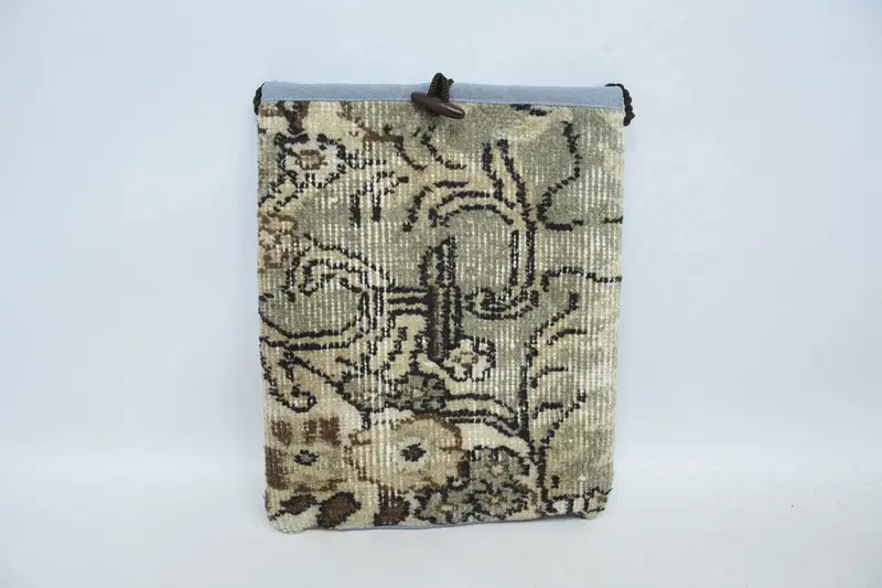 Bolso de hombro gótico de lana con motivo vintage, bolso Kilim