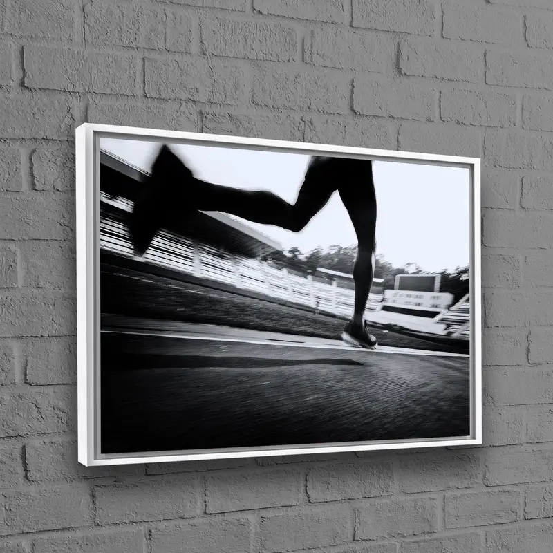 Elegant Gym Sports Canvas Print: Artistic Fitness Decor