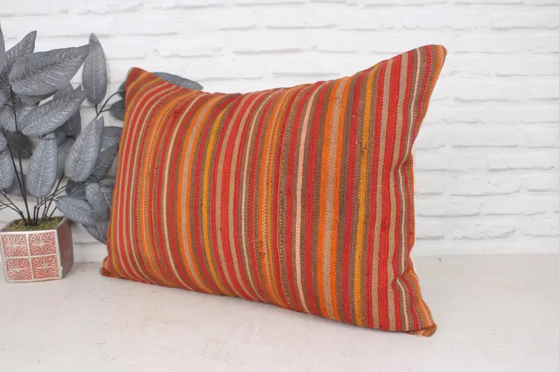 Cushion, Sofa Cushion Case, Interior Designer Pillow, Pillow for Sofa, 20x28 Red Cushion Cover, Southwestern Pillow Cover, Gift Pillow - 4