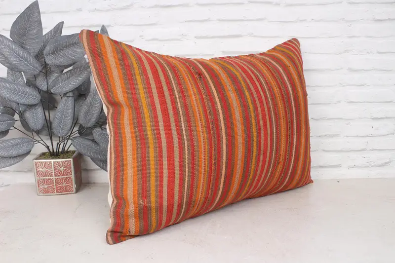 Cushion, Sofa Cushion Case, Interior Designer Pillow, Pillow for Sofa, 20x28 Red Cushion Cover, Southwestern Pillow Cover, Gift Pillow - 3