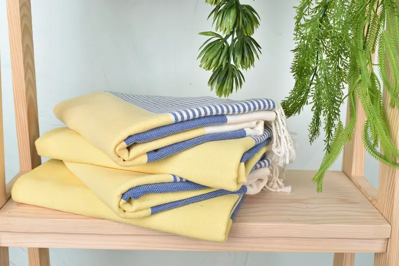 Family Gift Basket, 68x40 Cotton Striped Towel, Large Turkish Towel, Embroidered Towel, Handmade Gift, Wedding Day Gift For Bride, Custom Bath Towel - 7