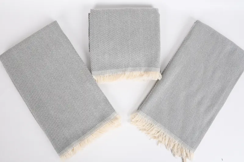 70x36 Cotton Striped Towel, Personalized Towel, Organic Towel, Customized Towels, Hammam towel, Custom Beach Towel, Bachelorette Towel - 6
