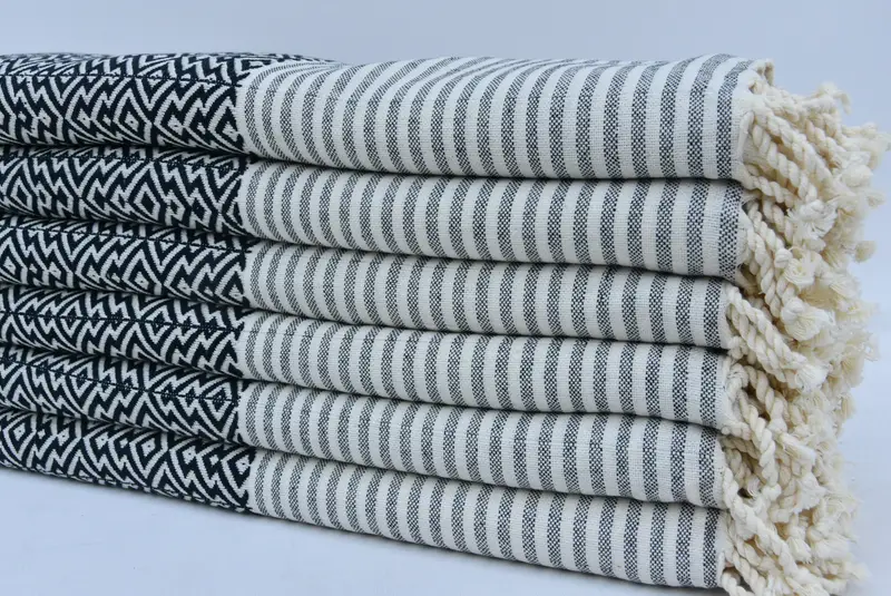 Large Turkish Towel, Lightweight Turkish towel, Bride Gift, Custom Wedding Gift, Quick-drying cotton Turkish beach towel, Housewarming Gift - 4