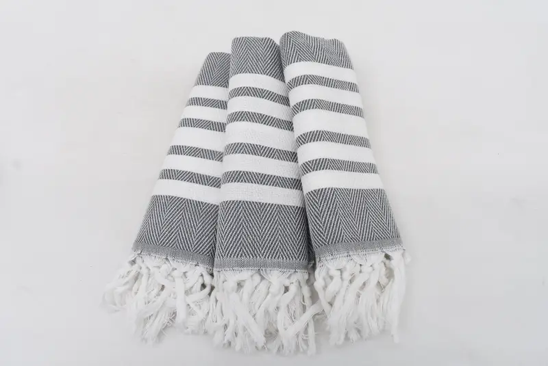 Gift For Him, Personalized Turkish Towel, Gym Towel, Bridesmaid Gifts, 40x20 Cotton Zig zag Towel, Monogram Towels, Bathroom Towels, Wedding Favors - 3