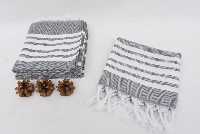 Gift For Him, Personalized Turkish Towel, Gym Towel, Bridesmaid Gifts, 40x20 Cotton Zig zag Towel, Monogram Towels, Bathroom Towels, Wedding Favors - 5