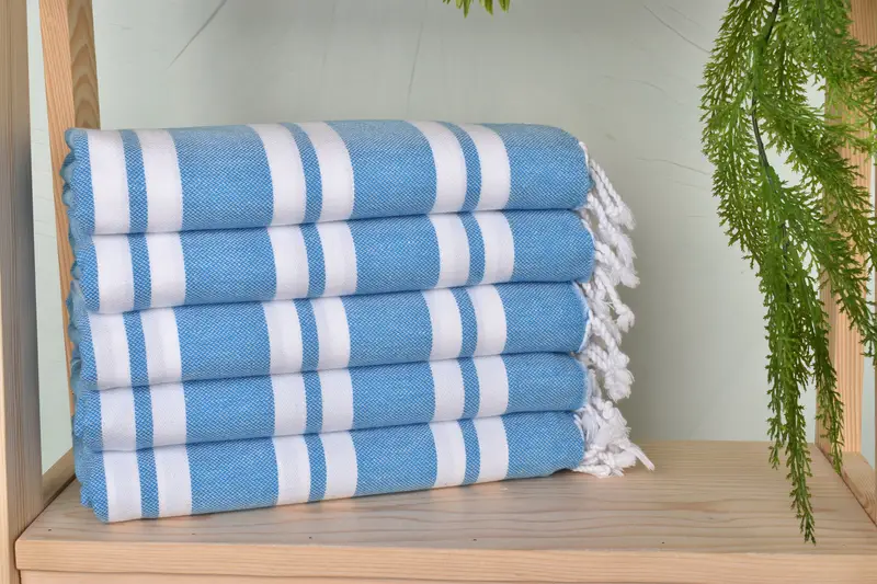 70x40 Cotton Striped Towel, Custom Gift, Bridal Party Gifts, Absorbent Turkish towel, Eco-friendly Turkish peshtemal towel, Turkish Towel Beach - 2