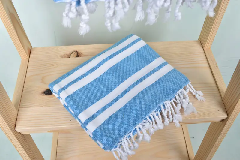 70x40 Cotton Striped Towel, Custom Gift, Bridal Party Gifts, Absorbent Turkish towel, Eco-friendly Turkish peshtemal towel, Turkish Towel Beach - 5
