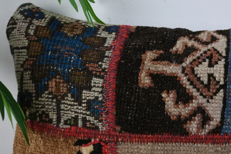 Pillow for Couch, 12x20 Blue Pillow, Home Decor Pillow, Art Deco Cushion Cover, Vintage Pillow Sham, Pillow Cover, Vintage Pillow - 2