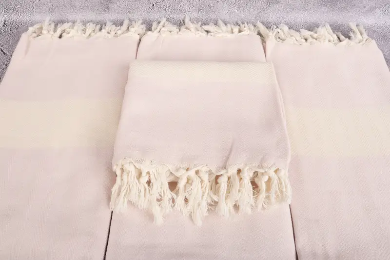 Wedding Gift For Bride, Fouta towel, Bachelorette Beach Towel, 70x40 Cotton Herringbone Towel, Bridesmaid Gift Towel, Personalized Bridesmaid Gift - 4