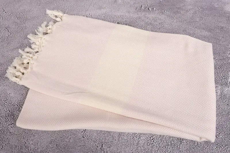 Wedding Gift For Bride, Fouta towel, Bachelorette Beach Towel, 70x40 Cotton Herringbone Towel, Bridesmaid Gift Towel, Personalized Bridesmaid Gift - 6