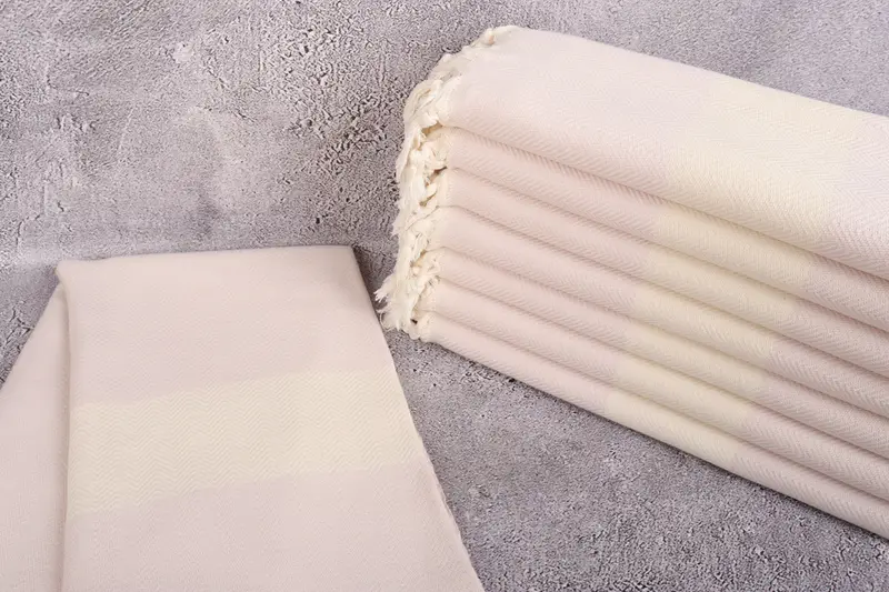 Wedding Gift For Bride, Fouta towel, Bachelorette Beach Towel, 70x40 Cotton Herringbone Towel, Bridesmaid Gift Towel, Personalized Bridesmaid Gift - 2