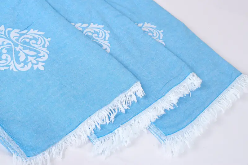 Turkish Bedspread, Christmas Gift Blanket, Boho Throw Blankets, 96x76 Cotton Baroque Towel, Organic Throw, Monogram Blanket, Personalized Blanket - 7