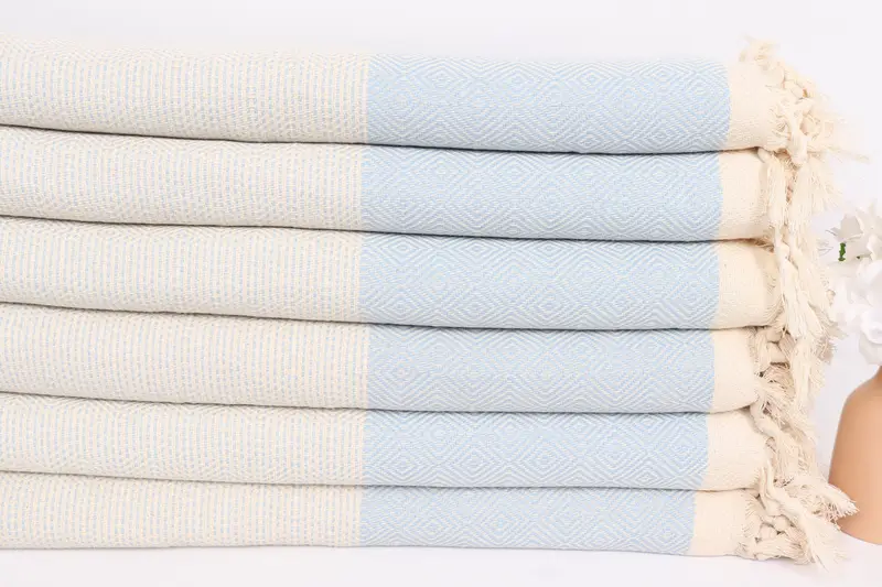 104x80 Cotton Diamond Towel, Turkish Blanket Throw, Woven Throw Blanket, Throw Blanket, Memorial Gift, Turkish Throw Blanket, Monogram Blanket - 3