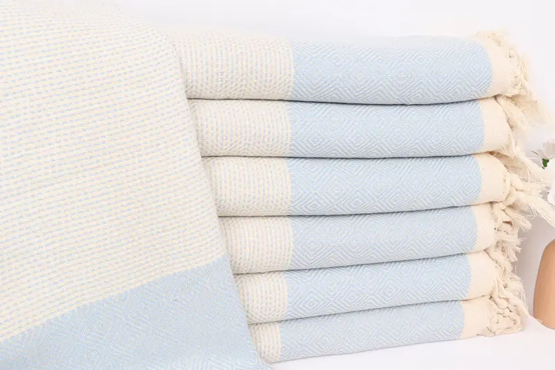 104x80 Cotton Diamond Towel, Turkish Blanket Throw, Woven Throw Blanket, Throw Blanket, Memorial Gift, Turkish Throw Blanket, Monogram Blanket - 1