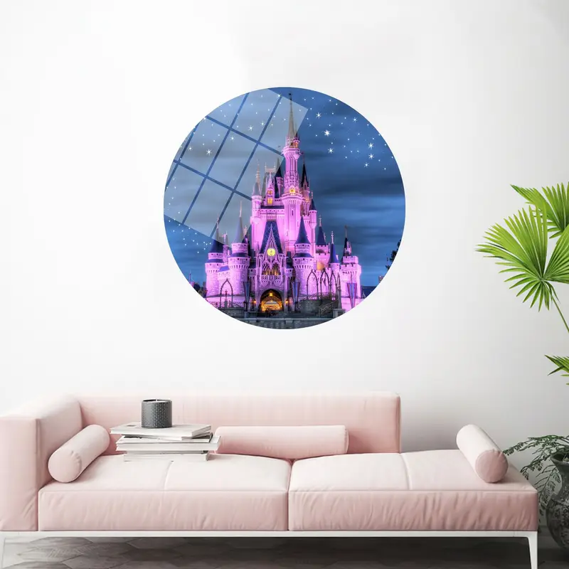 Enchanting Starry Sky Canvas: Magical Night Landscape Art