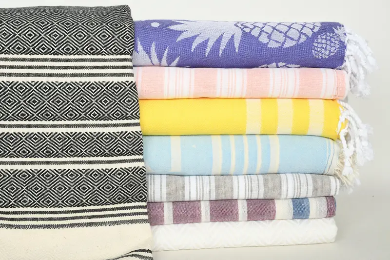 Fouta towel, Towel With Name, Bachelorette Beach Towel, Bridal Shower Gift, 70x40 Cotton Set of 8 Towel, Personalize Gift, Turkish Towel USA - 1