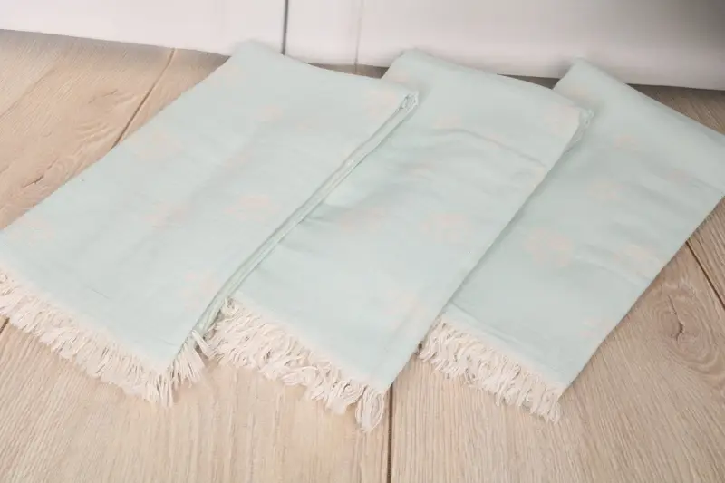 Absorbent Turkish towel, Towel With Name, Grandma Gift, Bachelorette Party Gift, Organic Cotton Towel, 70x36 Cotton Paw Design Towel, Custom Gift - 7