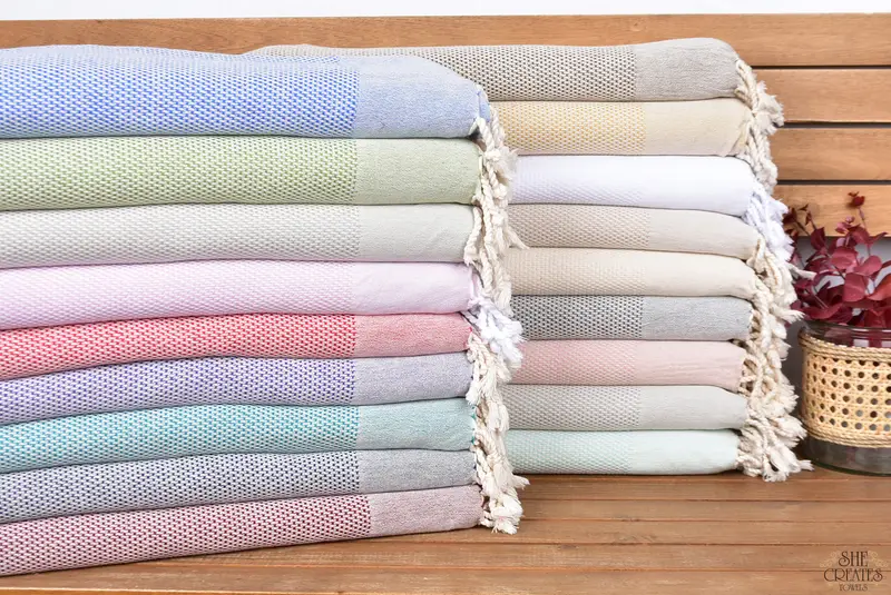 House Warming Gift, Bridesmaid Gift, 44x24 Cotton Polka Dot Towel, Custom Hand Towel, Kitchen Towel, Bachelor Towel, Personalized Kitchen Towel - 1