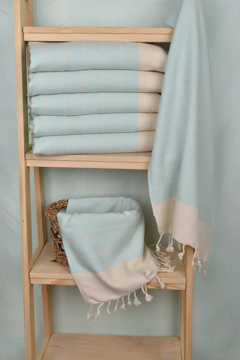 Personalized Kitchen Towel, Wedding Favors, 36x16 Cotton Striped Towel, Monogrammed Hand Towel, Home Decor Gifts, Bulk Order Towel, Gift Towel - 3