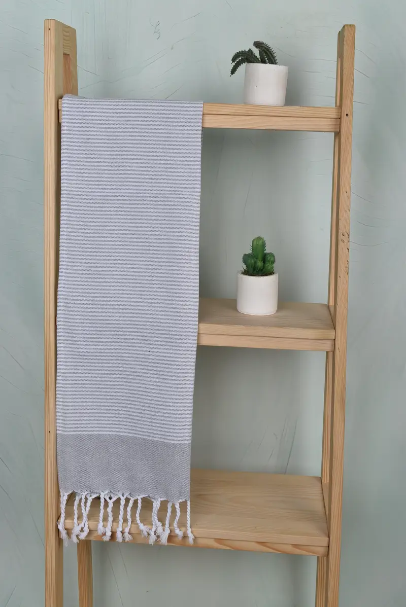 Bridal Party Gifts, Personalized Dish Towel, Personalized Hand Towel, 40x18 Cotton Striped Towel, Beach Theme Bachelorette Party, Kitchen Towel - 8