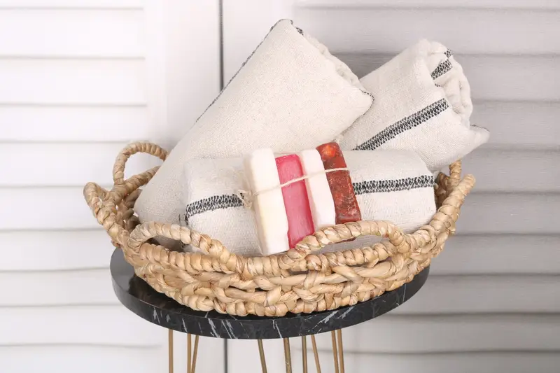 Wedding Gifts Towel, Gift For Her, Turkish Towel Beach, 70x36 Linen Striped Towel, Wedding Gift For Bride, Wedding Towel, Turkish bath towel for spa - 4
