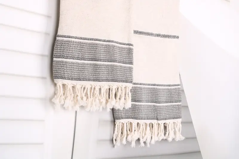 Wedding Gifts Towel, Gift For Her, Turkish Towel Beach, 70x36 Linen Striped Towel, Wedding Gift For Bride, Wedding Towel, Turkish bath towel for spa - 8
