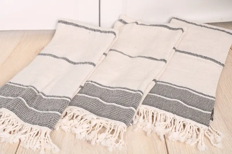 Wedding Gifts Towel, Gift For Her, Turkish Towel Beach, 70x36 Linen Striped Towel, Wedding Gift For Bride, Wedding Towel, Turkish bath towel for spa - 7