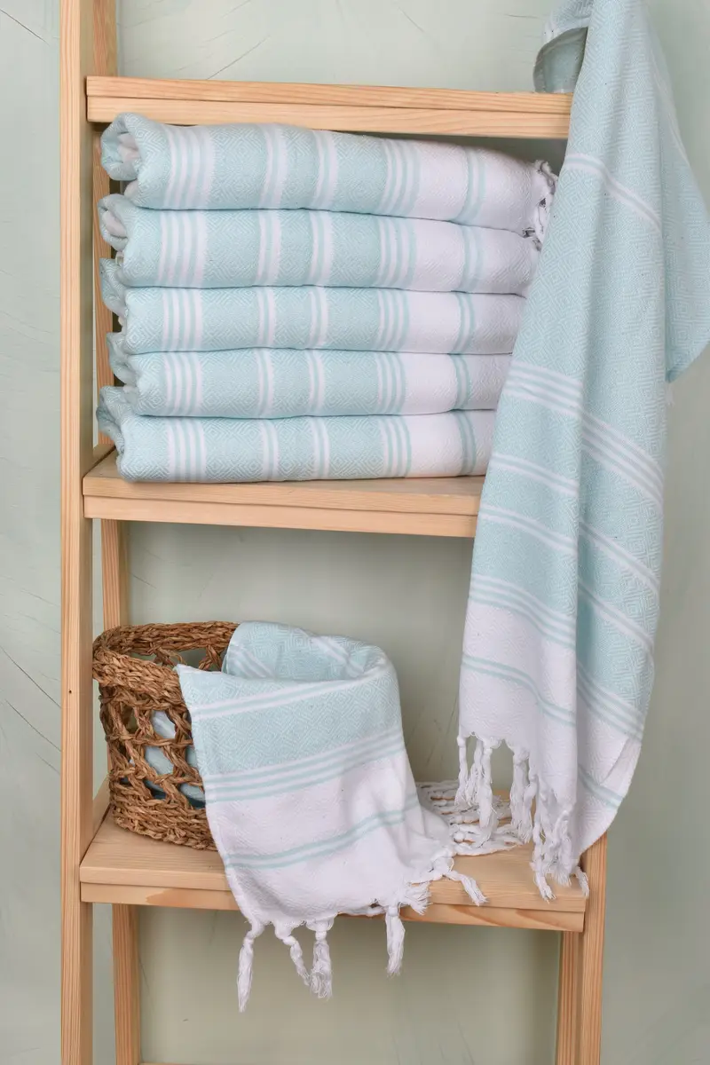Gift For Bride, 40x18 Cotton Diamond Towel, Personalized Kitchen Towel, Holiday Towel, Monogram Hand Towel, Bathroom Towels, Bulk Order Towel - 3