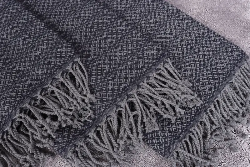 Peshtemal Towel, Gift For Wedding Day, 70x40 Cotton Geometric Towel, Turkish beach towel, Valentines Day Gift Idea, Bridesmaid Gift Towel - 5